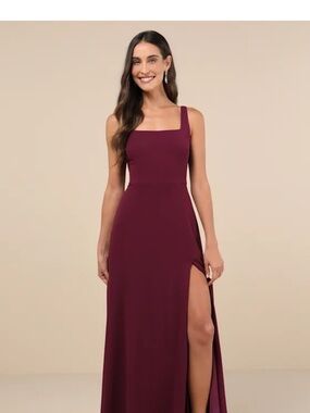 Lulus Remarkable Arrival Plum Purple Sleeveless Maxi Dress
